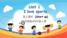 Unit 1 I love sports 第2課時(shí)（Start up）課件 外研版四年級(jí)上冊(cè)