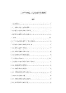 工業革命史上的重要事件解析