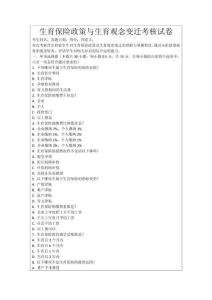 生育保險政策與生育觀念變遷考核試卷