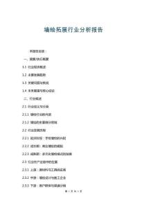 墻繪拓展行業(yè)分析報(bào)告