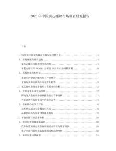 2025年中國實(shí)芯螺絲市場調(diào)查研究報(bào)告