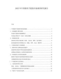 2025年中國(guó)弧形手提袋市場(chǎng)調(diào)查研究報(bào)告