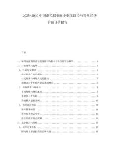 2025-2030中國虛擬偶像商業變現路徑與粉絲經濟價值評估報告