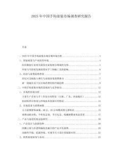 2025年中國手鉤童裝市場調(diào)查研究報告