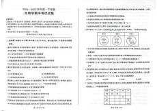 甘肅省酒泉市四校聯考2024-2025學年高一下學期期中考試生物試卷+答案