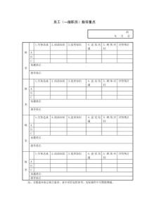 員工指導(dǎo)重點(diǎn)