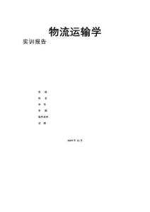 運(yùn)輸管理實(shí)訓(xùn)報(bào)告