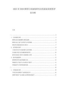 2025至2030綁帶行業深度研究及發展前景投資評估分析