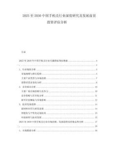 2025至2030中國(guó)手機(jī)殼行業(yè)深度研究及發(fā)展前景投資評(píng)估分析