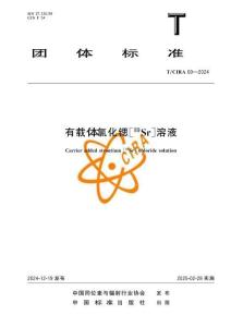 有載體氯化鍶[89Sr]溶液(T-CIRA 69—2024)