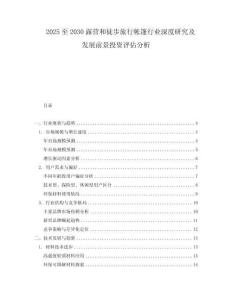 2025至2030露營和徒步旅行帳篷行業深度研究及發展前景投資評估分析
