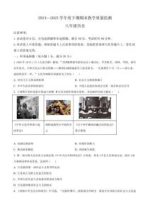 河南省信陽市潢川縣2024-2025學(xué)年八年級(jí)下學(xué)期期末歷史試題