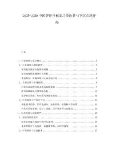 2025-2030中國智能馬桶蓋功能創新與下沉市場開拓