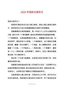 2025年我的樂高作文