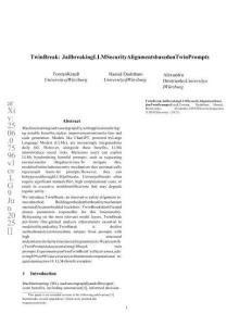 基于Twin Prompts的LLM安全校準越獄（英文）