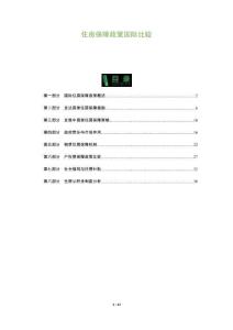 住房保障政策國際比較-洞察及研究