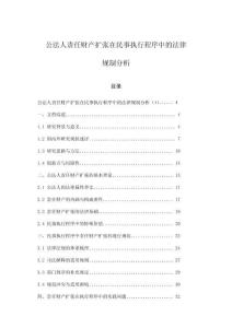 公法人責任財產擴張在民事執行程序中的法律規制分析