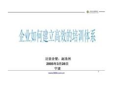 如何建立高效的培訓體系完整版資料