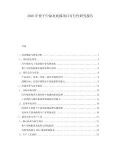 2025年快干中涂灰底漆項目可行性研究報告