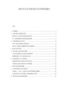 2025年文丘里管項(xiàng)目可行性研究報(bào)告