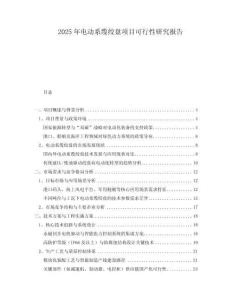 2025年電動系纜絞盤項目可行性研究報告