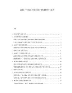 2025年多缸曲軸項目可行性研究報告
