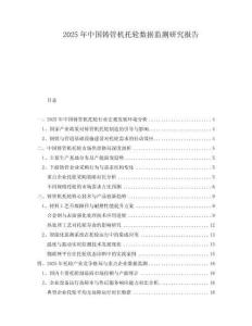 2025年中國鑄管機托輪數據監測研究報告
