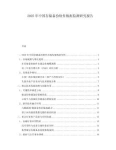 2025年中國存儲備份軟件數(shù)據(jù)監(jiān)測研究報告