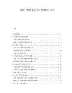 2025年掛墻支架項目可行性研究報告