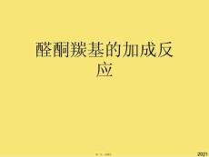 醛酮羰基的加成反應(與“探究”有關的文檔共24張)