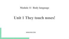 5They touch noses-英語(yǔ)課件