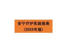 護(hù)理指南-安寧療護(hù)實(shí)踐指南（2025年版）全面解讀課件