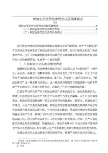 新就業(yè)形態(tài)勞動(dòng)者勞動(dòng)權(quán)益保障概述3900字