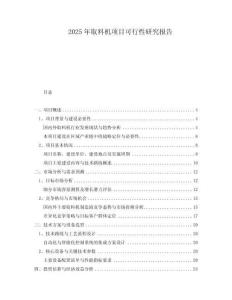 2025年取料機(jī)項(xiàng)目可行性研究報(bào)告