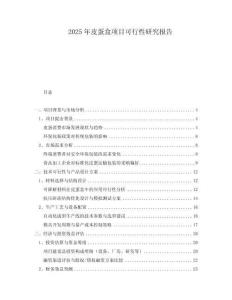 2025年皮蛋盒項(xiàng)目可行性研究報(bào)告