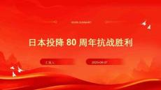 日本投降80周年抗戰(zhàn)勝利