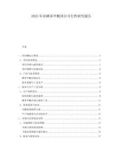 2025年對碘苯甲酸項目可行性研究報告