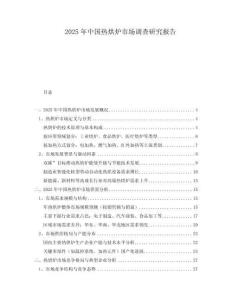 2025年中國熱烘爐市場調(diào)查研究報告