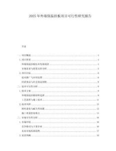 2025年外墻保溫掛板項(xiàng)目可行性研究報(bào)告