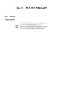 高考英語語法專題 第三節(jié) 情態(tài)動詞和虛擬語氣