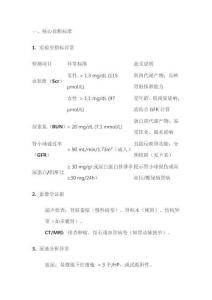 腎功能受損的診斷標(biāo)準(zhǔn)