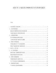 2025年2-巰基苯并咪唑項目可行性研究報告