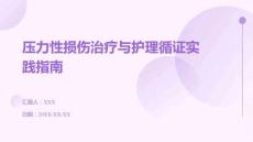 壓力性損傷治療與護(hù)理循證實(shí)踐指南