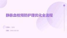 靜脈血栓預防護理優(yōu)化全流程