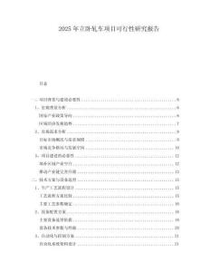 2025年立臥軋車項目可行性研究報告