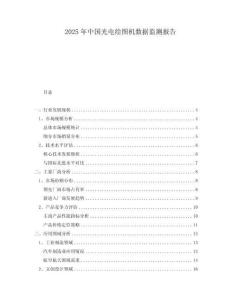 2025年中國(guó)光電繪圖機(jī)數(shù)據(jù)監(jiān)測(cè)報(bào)告