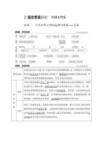通史貫通（一）