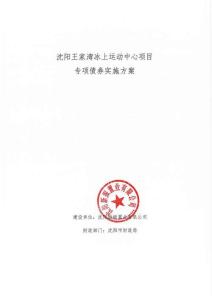 沈陽王家灣冰上運動中心項目實施方案