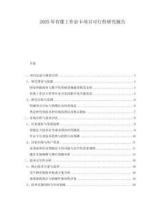 2025年有像工作證卡項目可行性研究報告