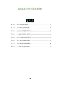 白質重塑與認知功能恢復機制-洞察與解讀